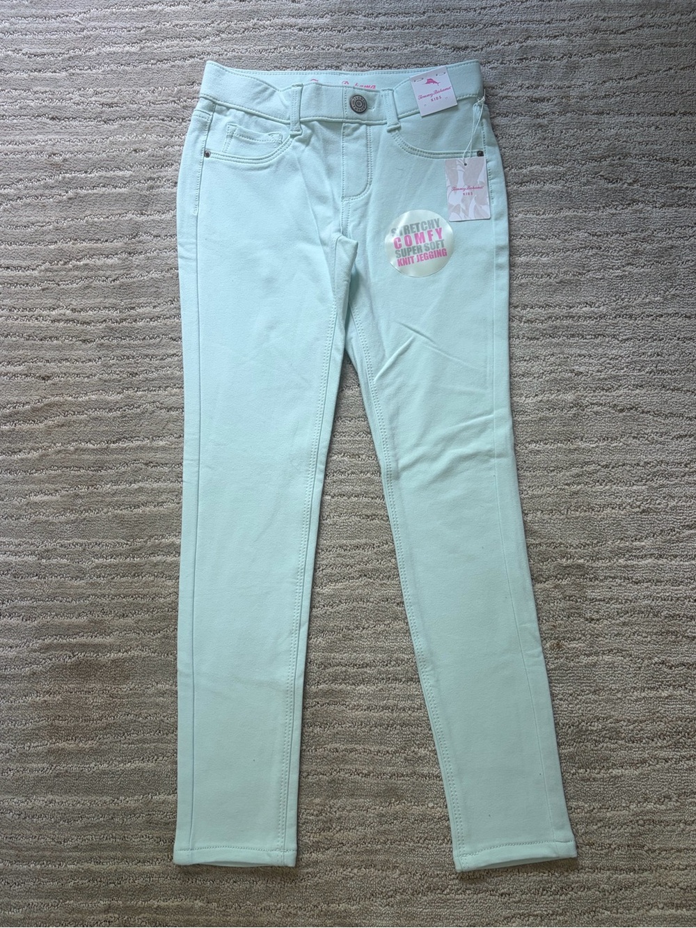Tommy Bahama Girls Mint Green Stretch Pants NWT